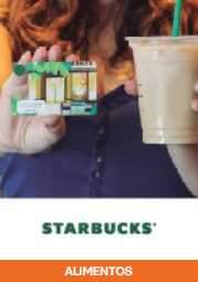 Starbucks - Tarjeta digital con $100 || Centro de Seguros Liverpool